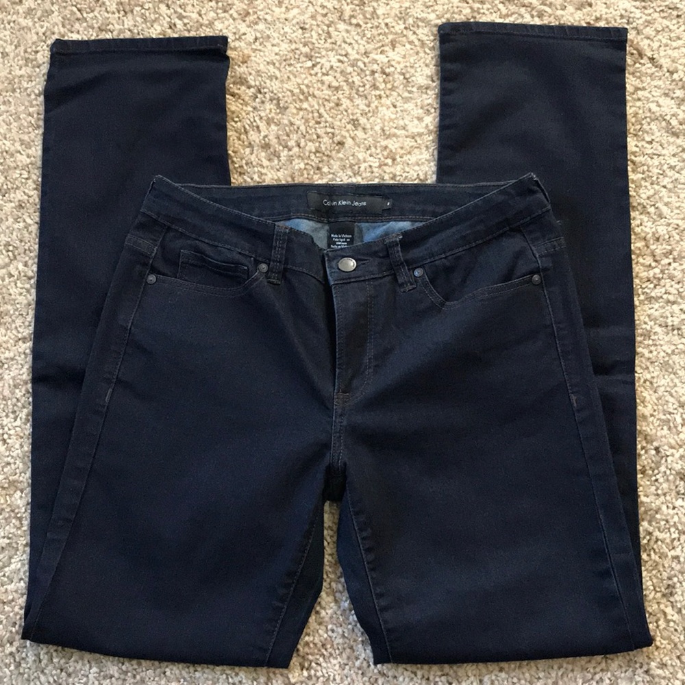 Calvin Klein dark denim jeans